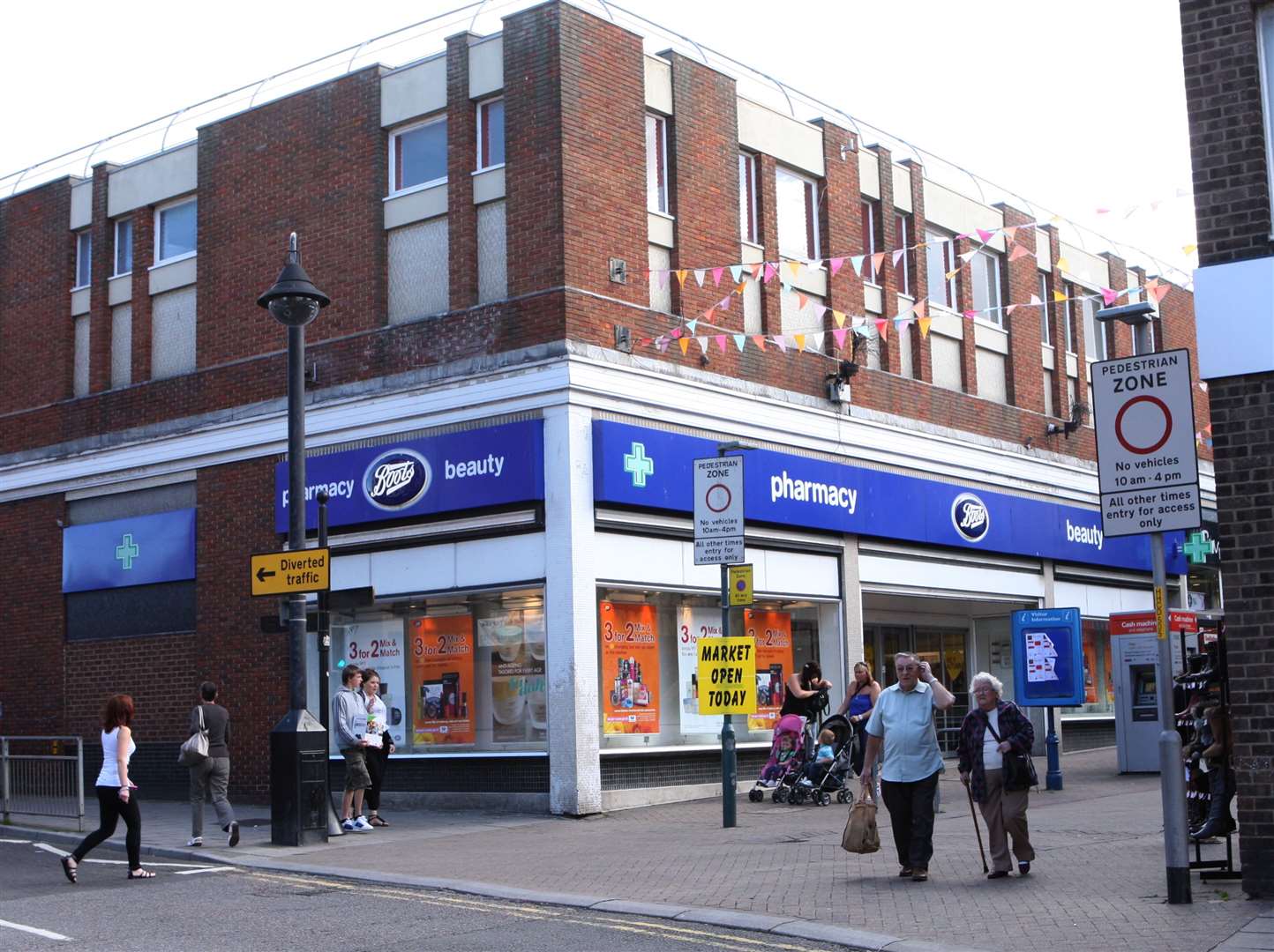 Sheehan raided the Margate Boots by breaking through the front door causing £9,000 worth of damage. Picture: Terry Scott