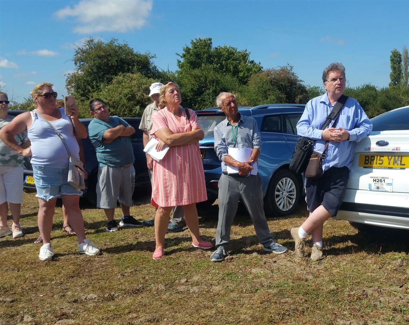 Site meeting to discus plans for houses west of Elm Lane, Minster, Sheppey. Picture: David Thurnham-Newell