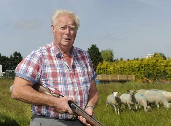 Farmer Ken Jordan is unrepentant about killing the dog