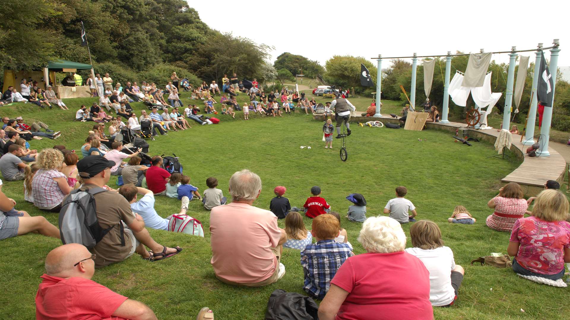 Performances are held at the amphitheatre throughout the summer