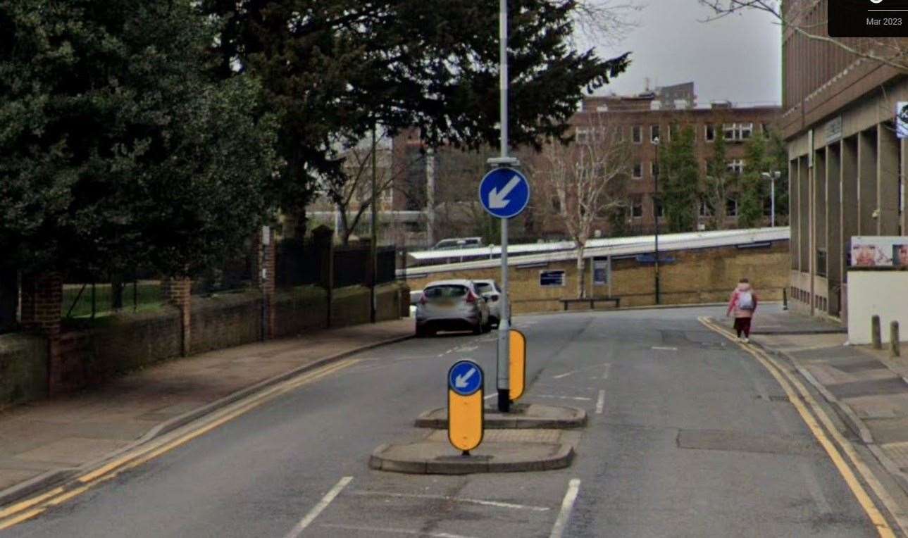 Police officers on patrol in Maidstone found a woman with multiple stab wounds in Station Road. Pic: Google