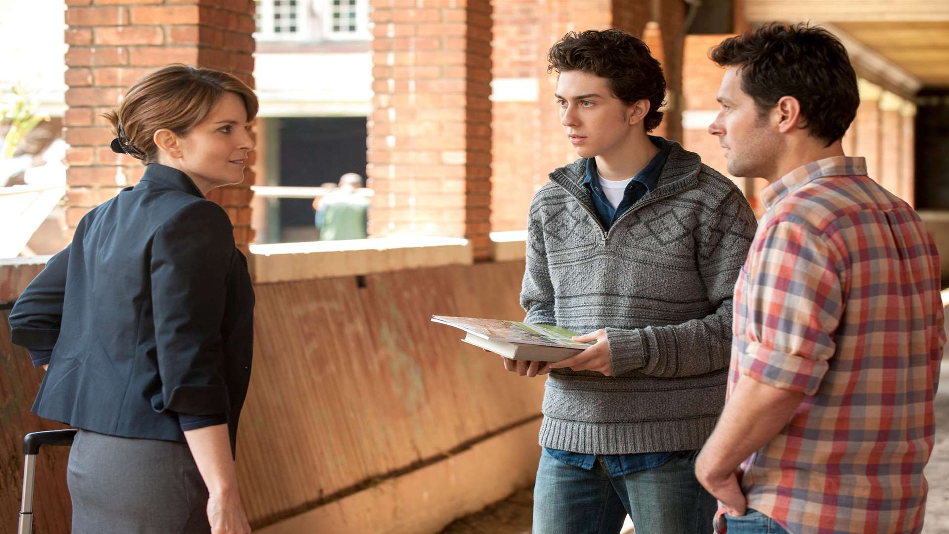 Admission with Tina Fey, Paul Rudd and Nat Wolff. Picture: PA Photo/Universal Pictures UK.