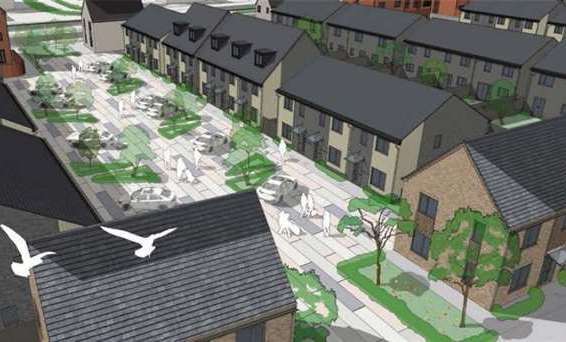 Artist impressions of the Taylor Wimpey development plans at Stone Pit near Dartford. Picture: Taylor Wimpey