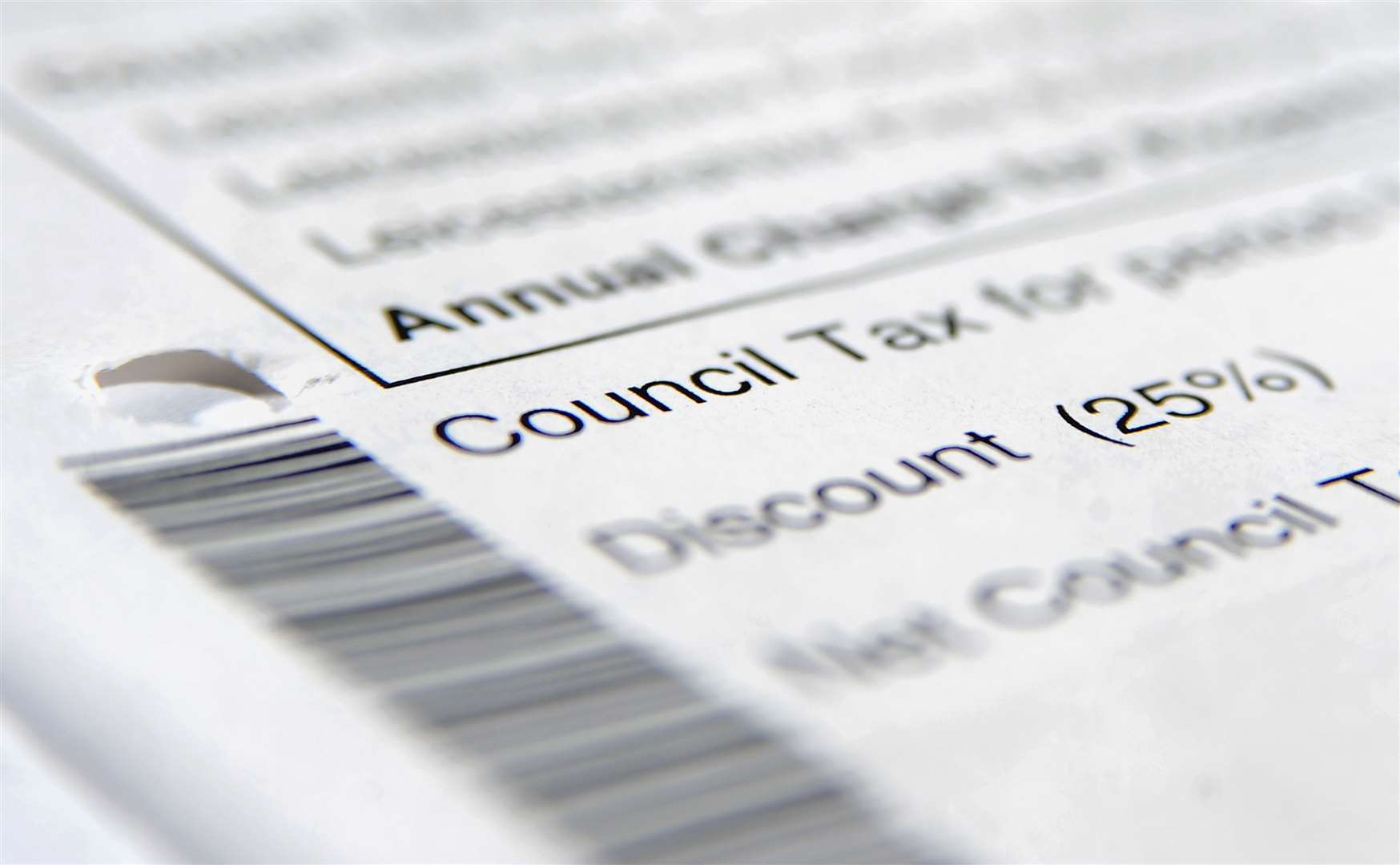 Council tax. Stock photo