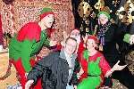 Johnny Lewis meet the elves and Santa