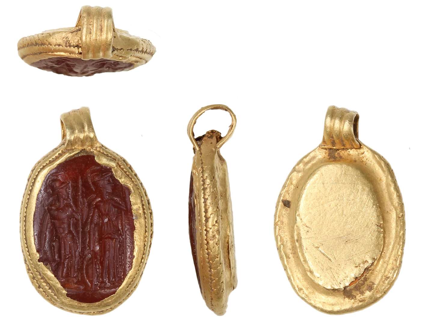 The Anglo Saxon pendant was found in August 2018 (12332989)
