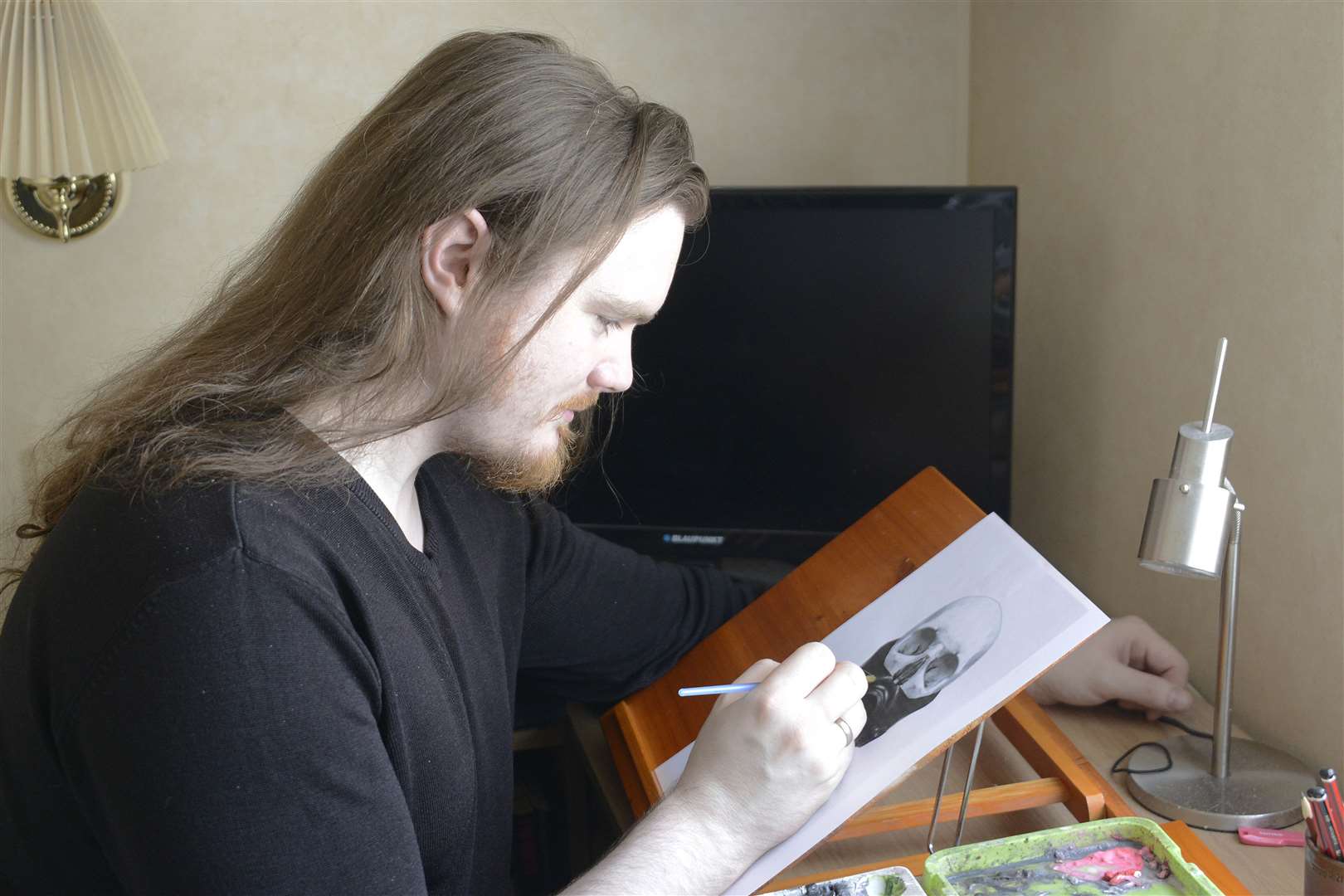Penning a graphic novel helped Aaron Moran tackle his mental health problems. Picture: Paul Amos