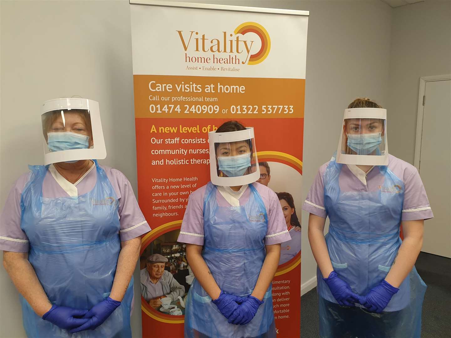 The Vitality Homecare team serves patients across north Kent (44011881)