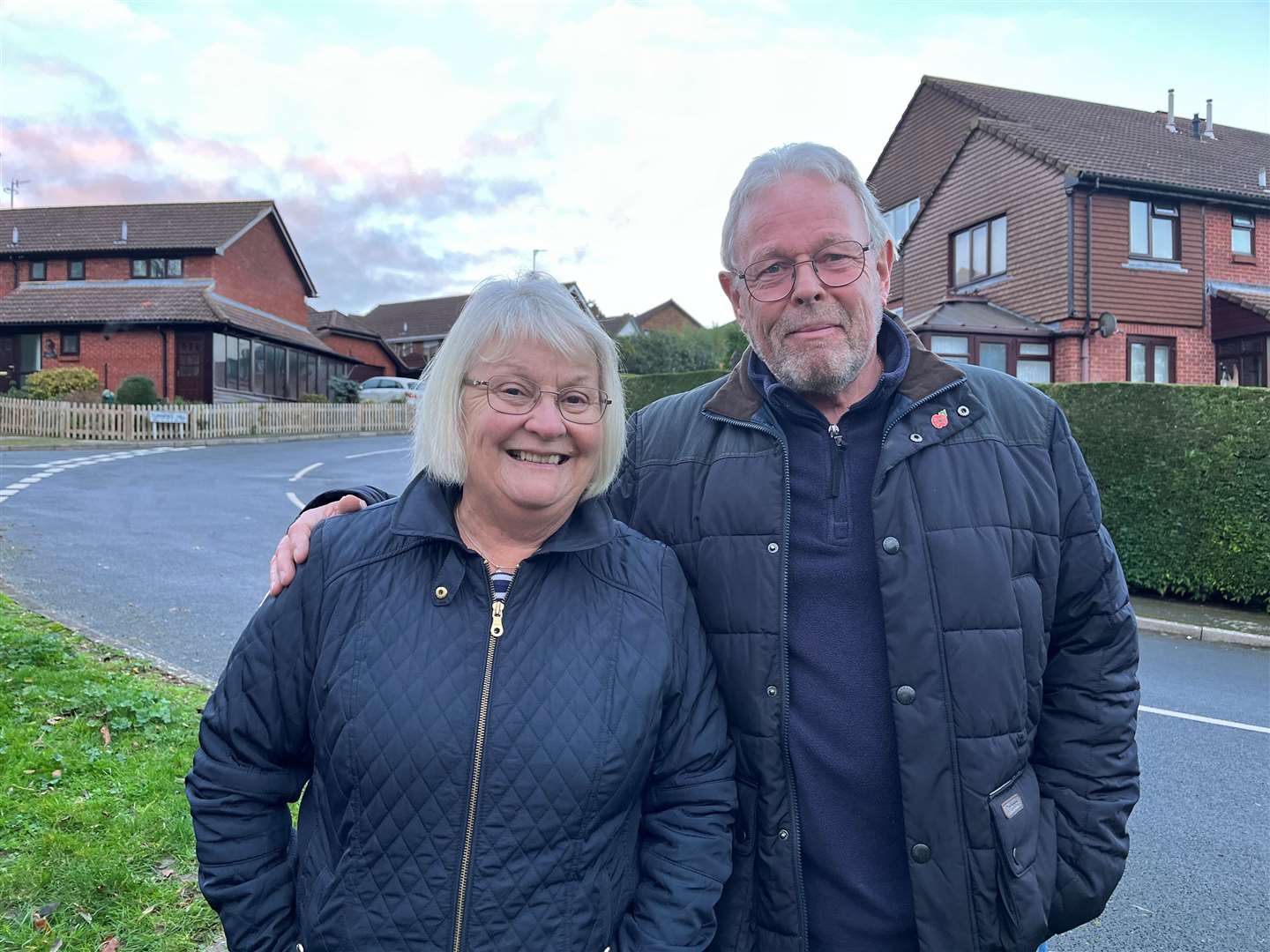 David and Elaine Taylor live opposite the proposed development and say the increase in traffic would be terrible
