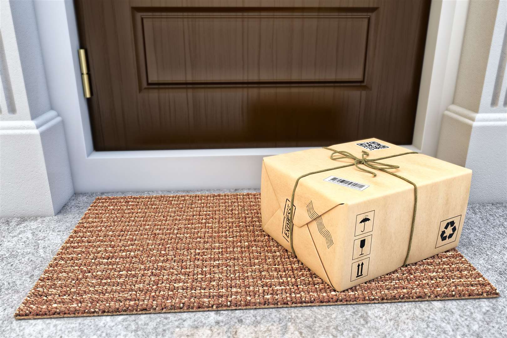 Parcels left on the doorstep are proving a temptation for thieves. Stock image