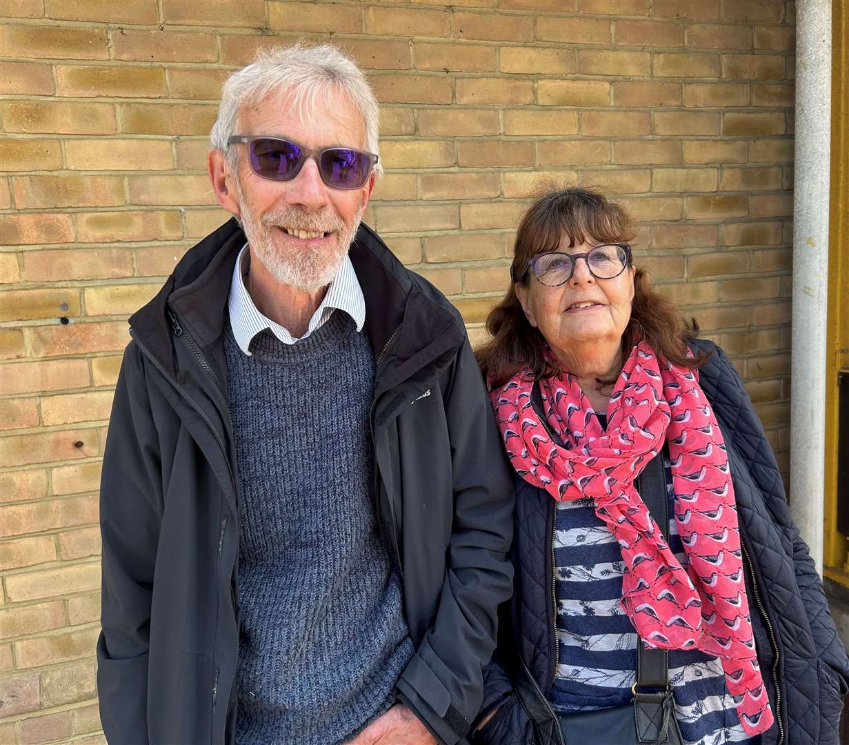 Alistair and Mary Noble at Sturry Park and Ride in Canterbury