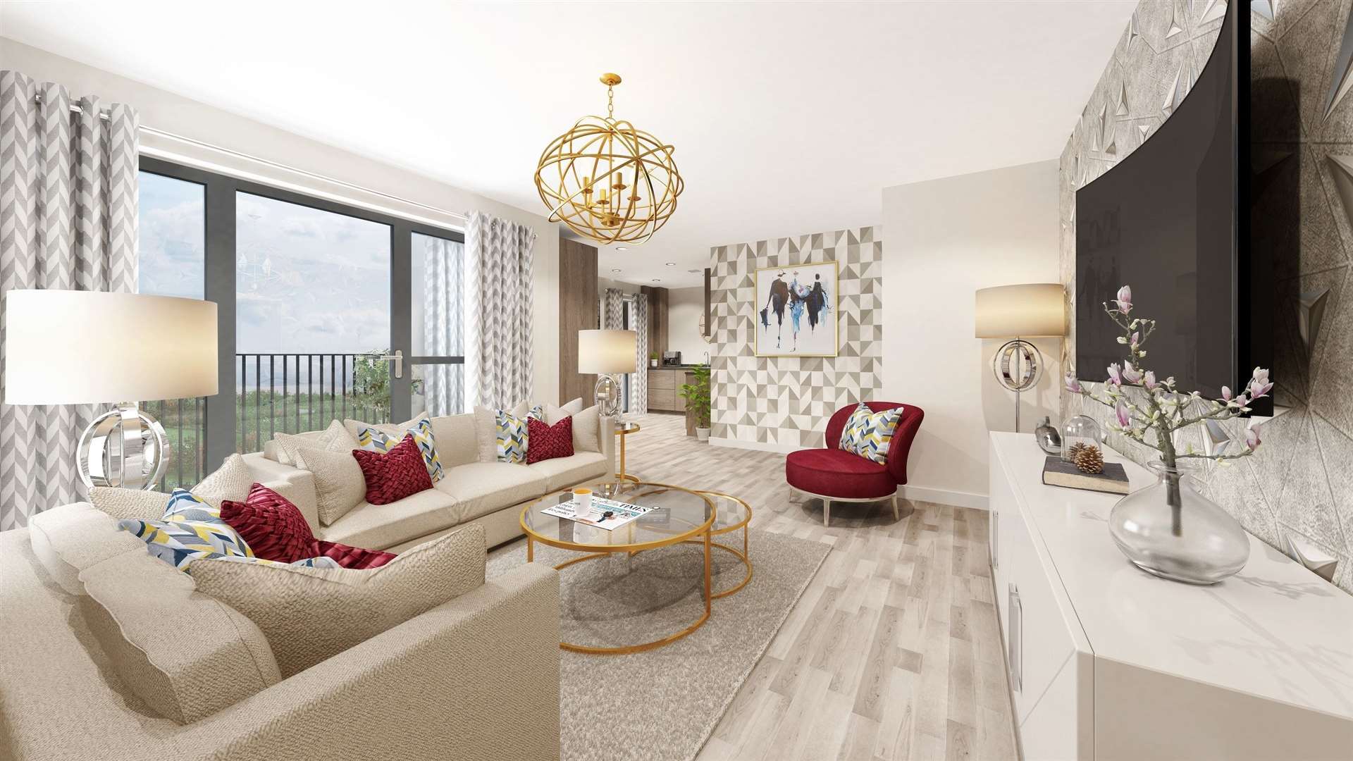 CGI of the interior. Picture: Redrow