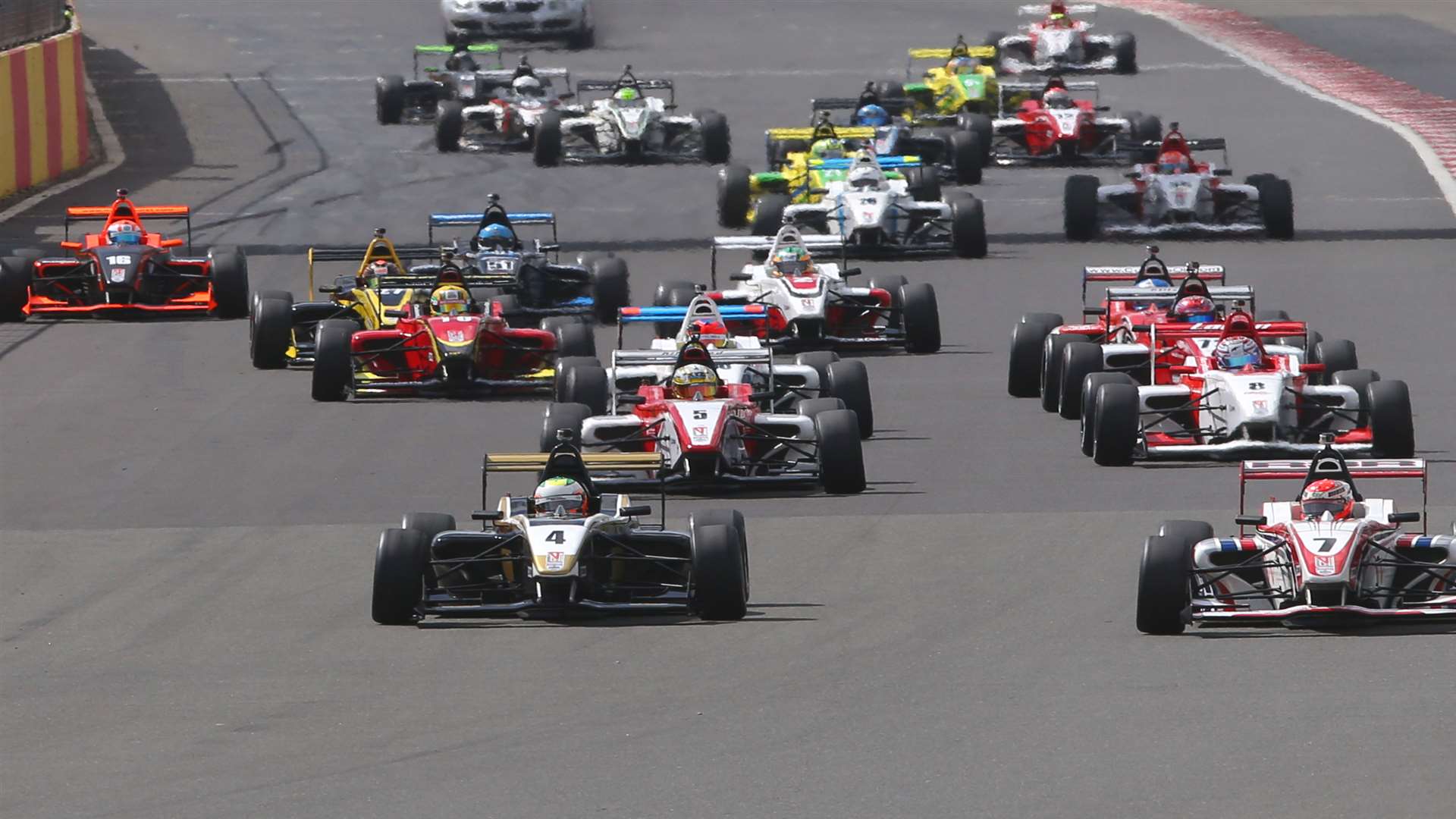The BRDC F4 championship will provide single-seater support action. Picture - MSV Press Office