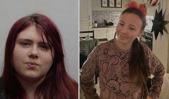 Cherise Broad (left) and Rhiannah Montgomery (right) have been missing since yesterday. Picture: Kent Police