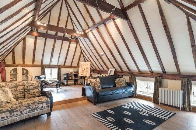 No-one is going to hit their head on those beams Picture: Regal Estates