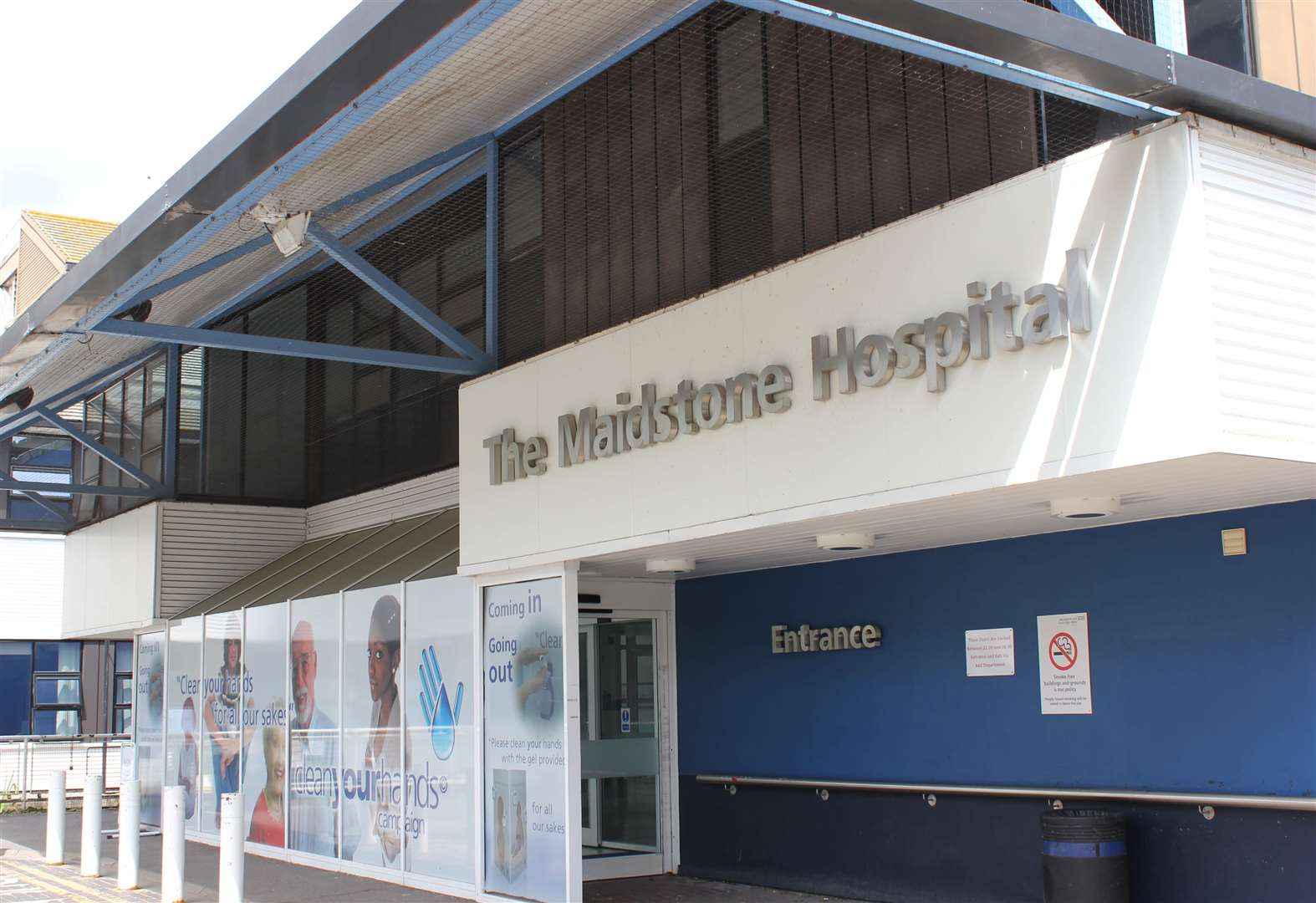 Maidstone Hospital warned patients travelling to the site to allow for extra journey time