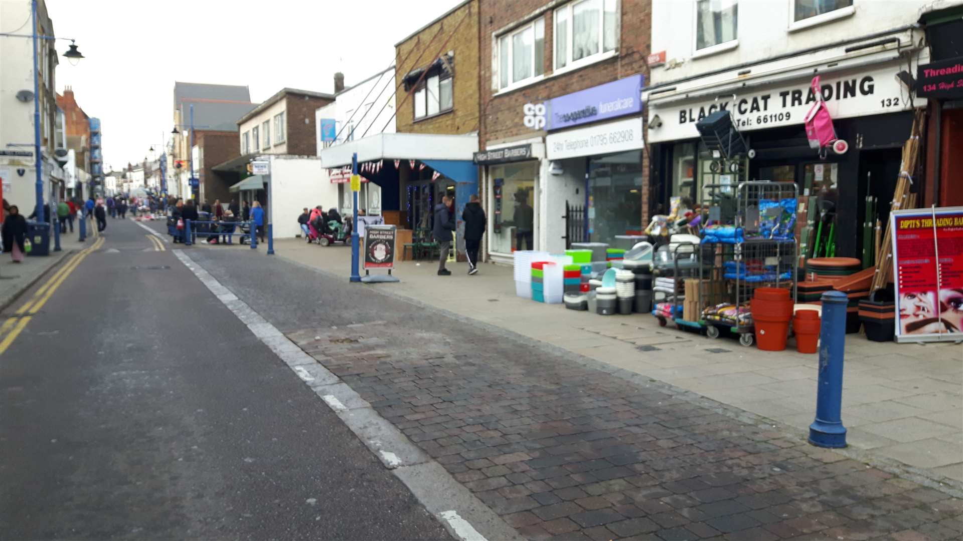 Sheerness High Street closed to traffic