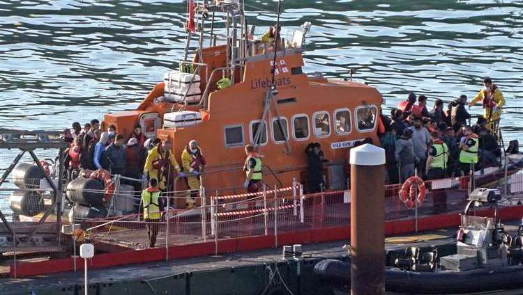 The government wants to deter small boat crossings. Picture: Gareth Fuller/PA