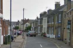 Gladstone Road, Whitstable. Google Street View