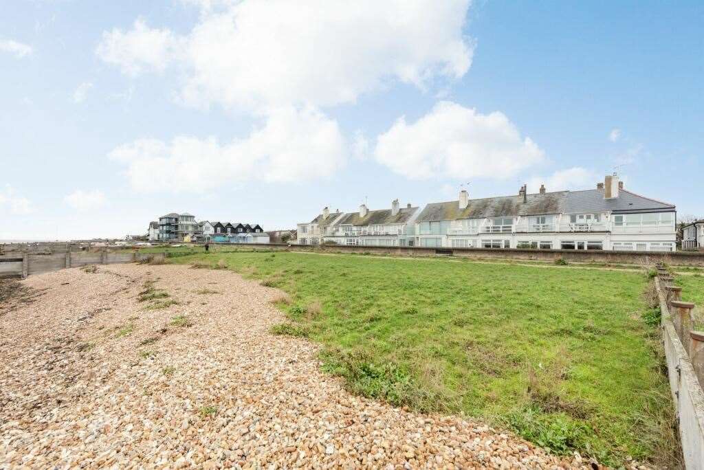The home occupies a desirable beach front setting in Whitstable