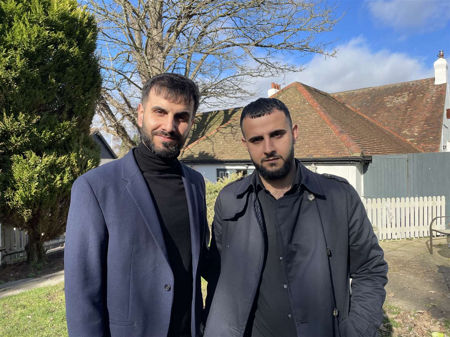 From left: Mehmet and Muzo Celik also own Sultan Sofrasi in Gravesend