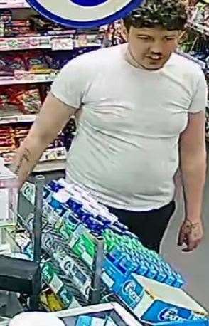 Police would like to talk to this man in connection to a robbery at a shop in Cliffe (19630298)