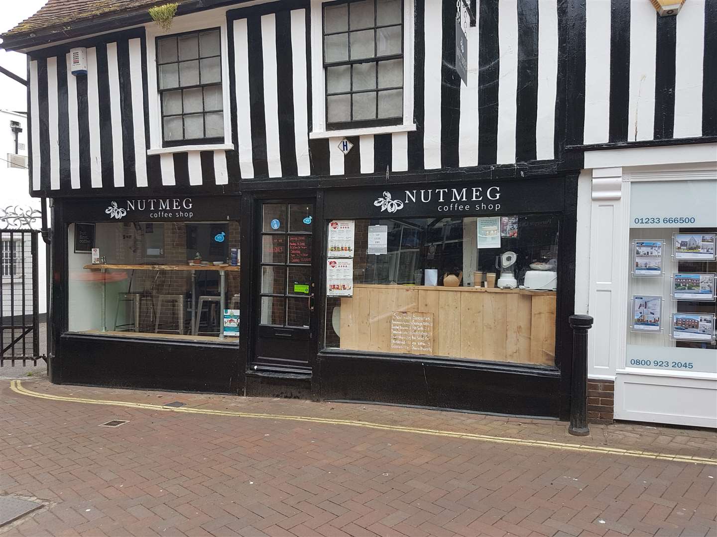 Nutmeg Coffee Shop had been in the high street for two years