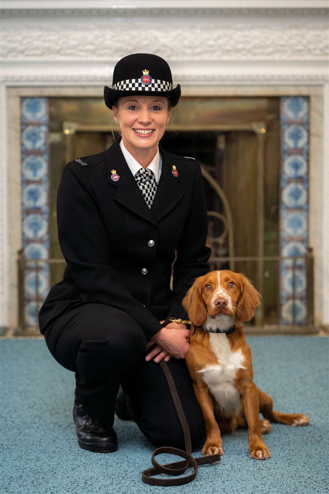 PD Chester and his handler Kim have a great bond. Picture: RSPCA and Surrey Police