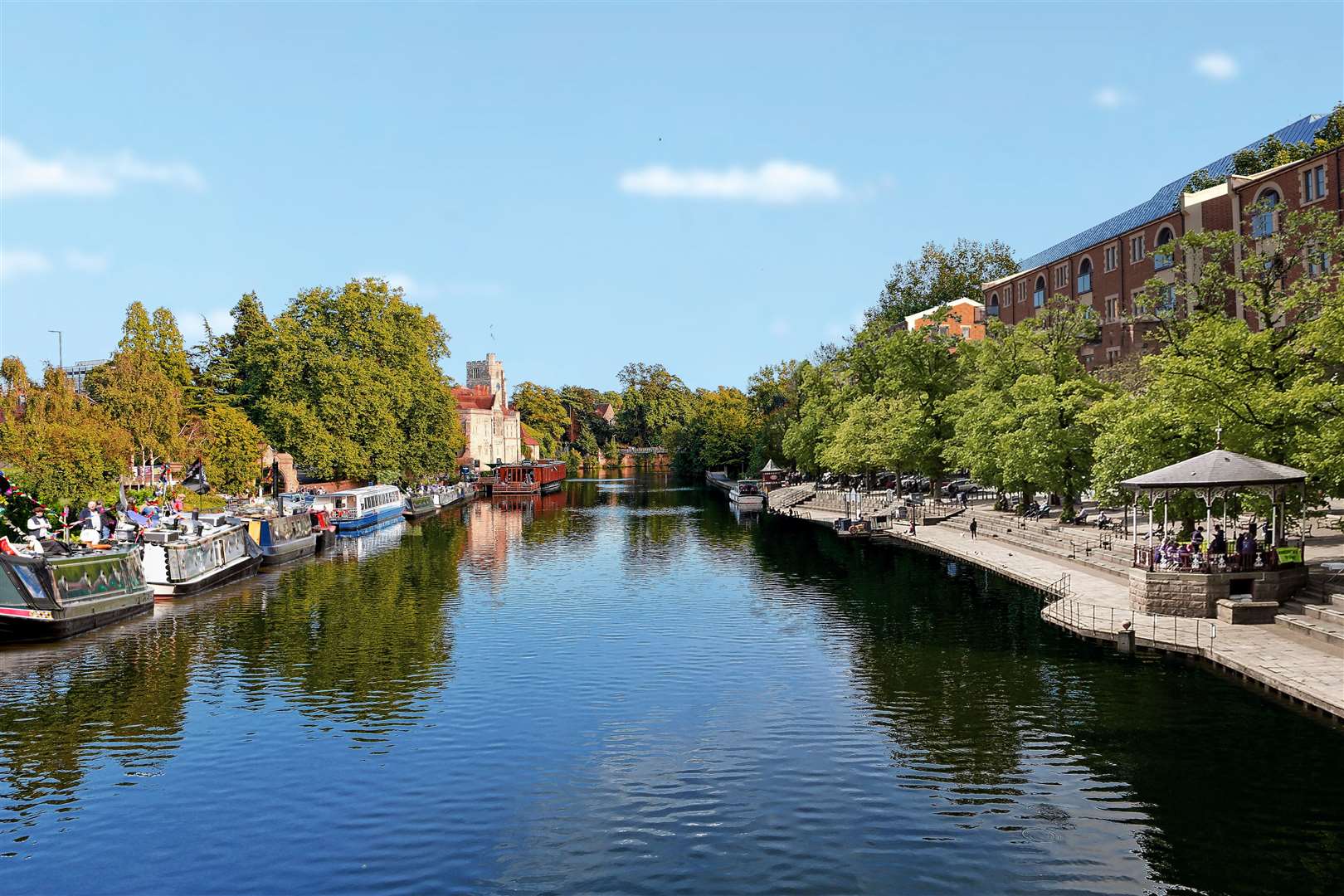 A vision of what Maidstone could look like: Credit: KM Graphics/Adrian at Canal Photography