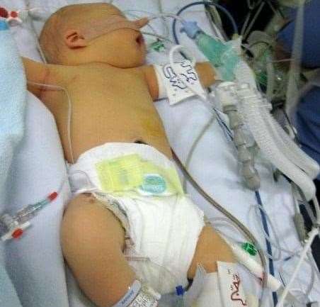 Luke Wheeler needed heart surgery as a baby at The Evelina Children’s Hospital