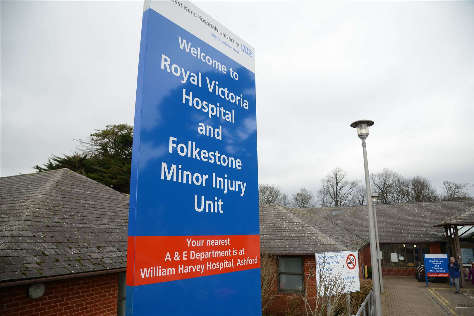 The Royal Victoria Hospital in Folkestone has a busy walk-in centre