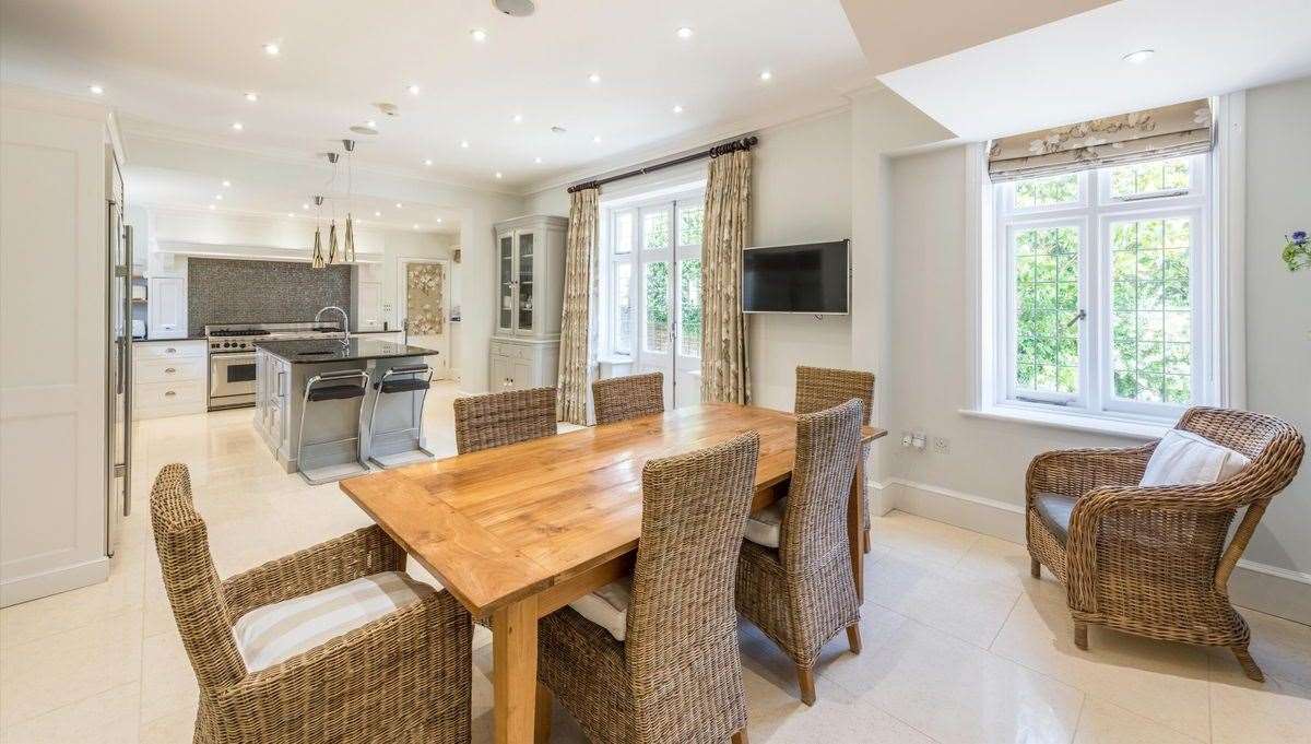 There's plenty of space to entertain visitors inside the property. Picture: Knight Frank