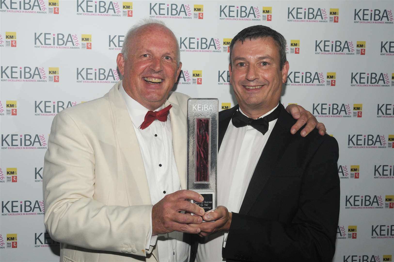 Peter Shawyer and Andy McLeod of Texcel Technology won technology business of the year at last year's KEiBA