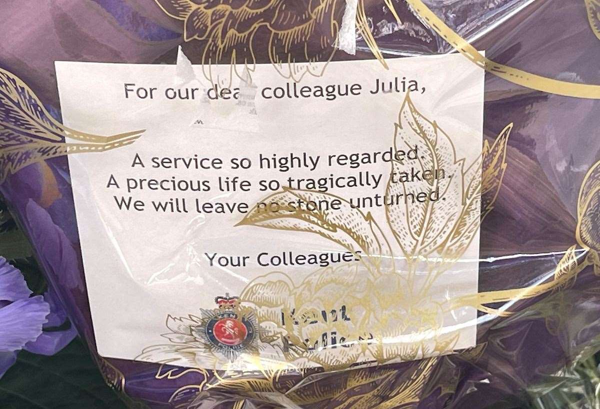 Kent Police tribute to Julia James