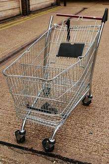Shopping trolley thrown off Park Mall car park in Ashford
