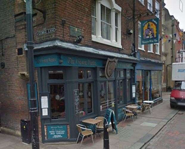 French had been downing his sorrows at the George Vaults. Picture: Google Maps