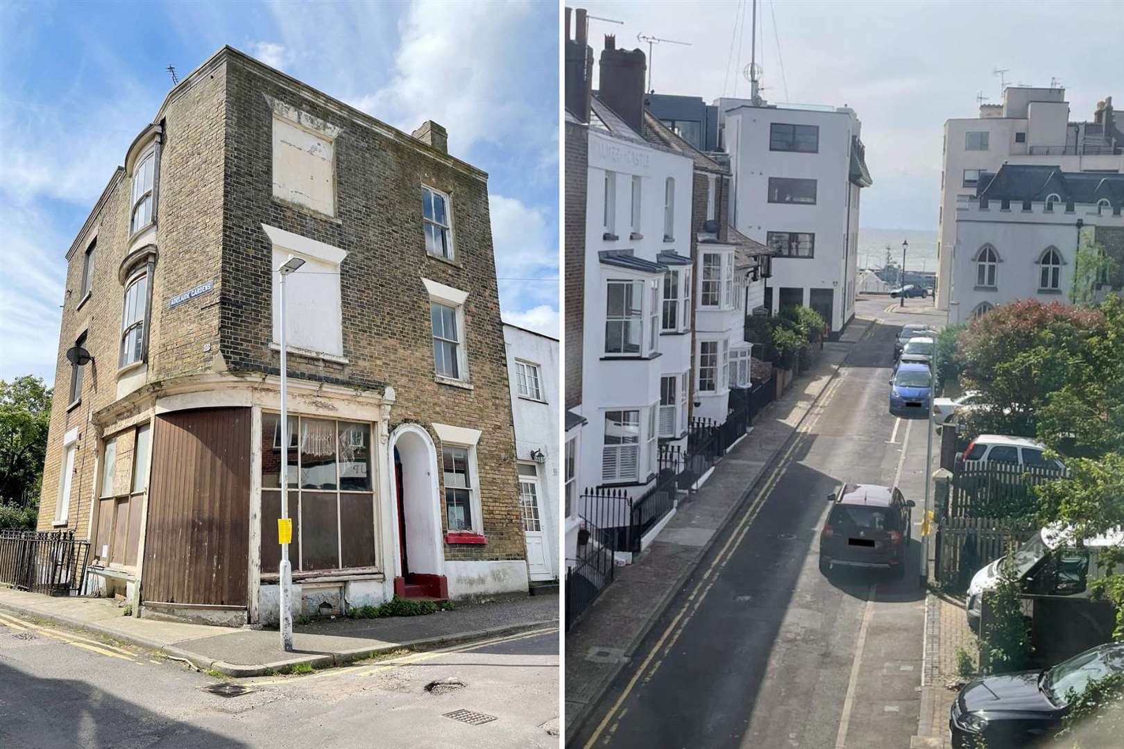 18 Albert Street in Ramsgate has been auctioned for £ 110-120,000 and has sea views. Photo: Clive Emson