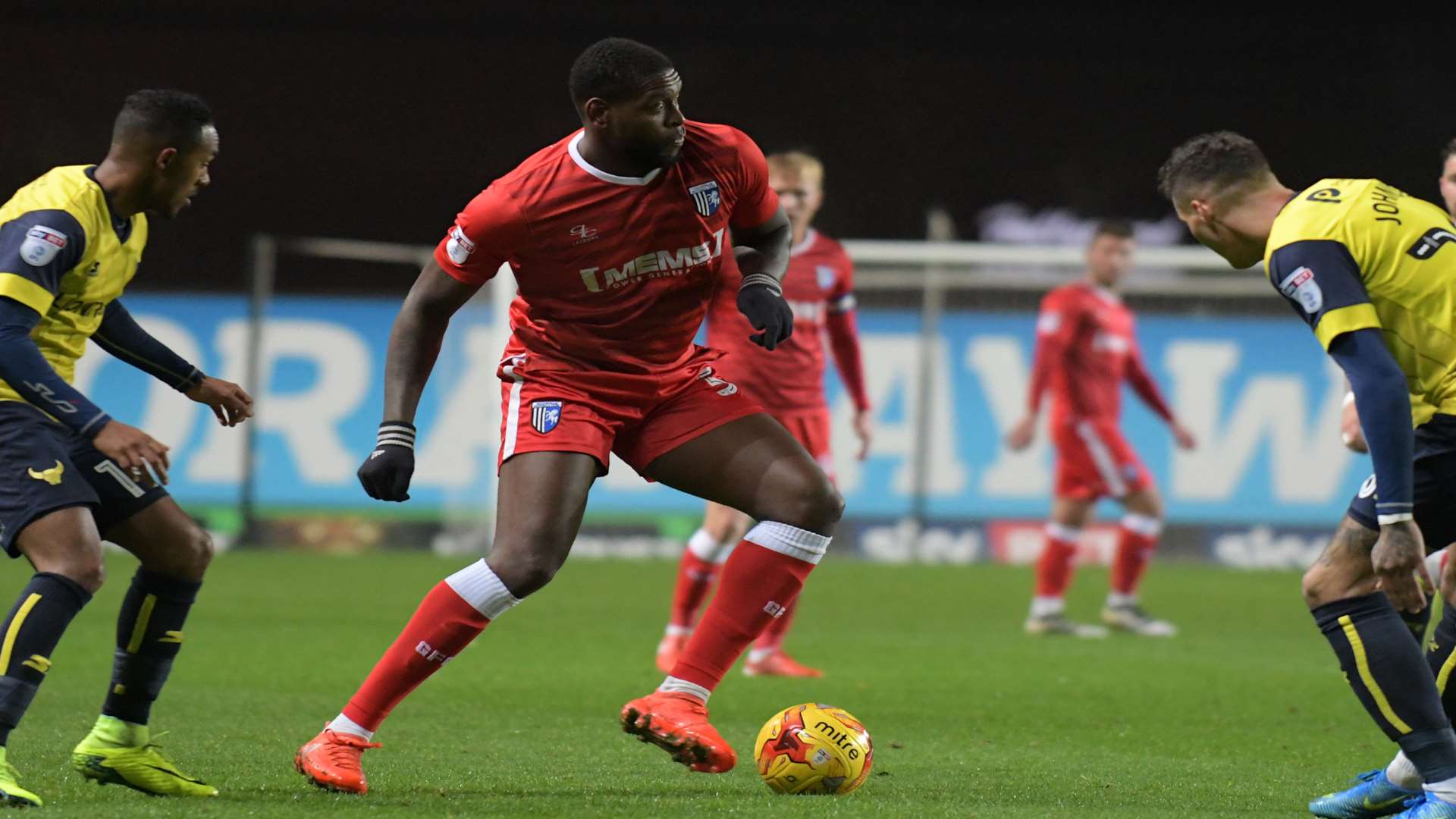 Jay Emmanuel-Thomas played in a friendly for Gillingham on Tuesday