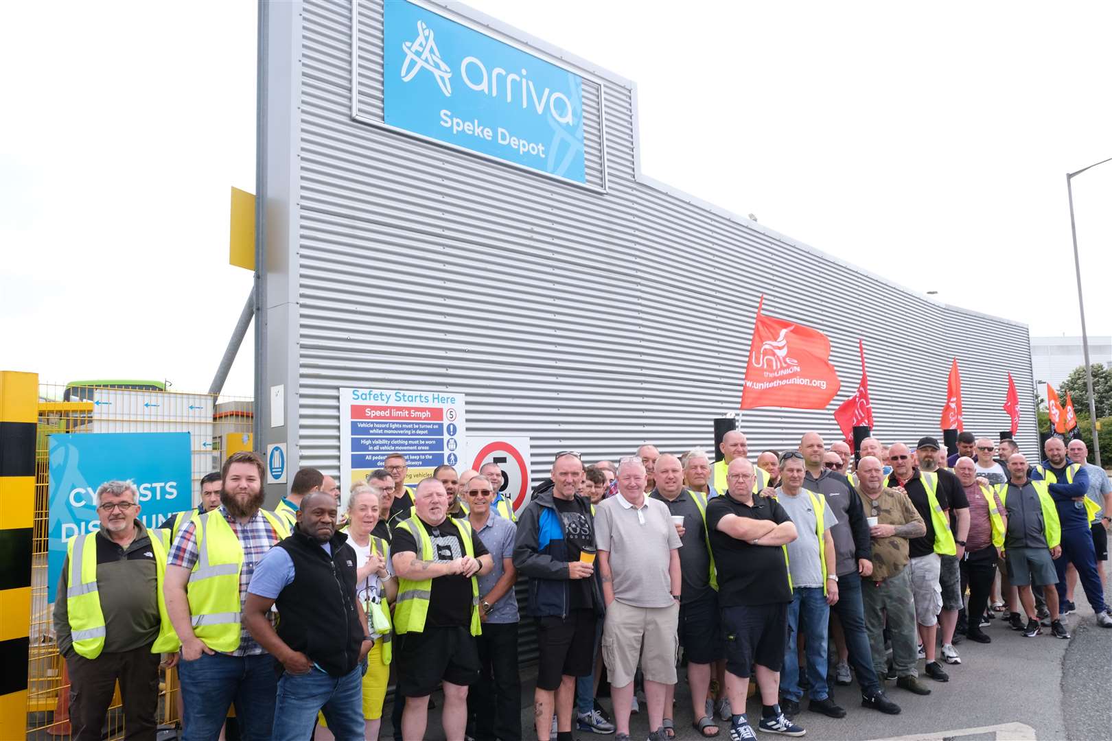 Arriva bus drivers are already on strike in North West of the country
