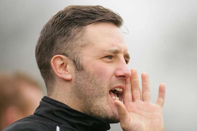 Maidstone manager Jay Saunders Picture: Martin Apps