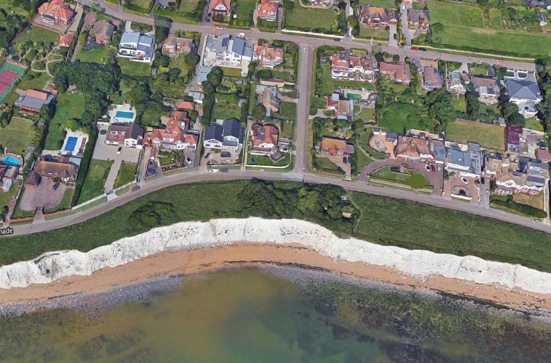 The site is in Cliff Promenade in Broadstairs Pic: Google