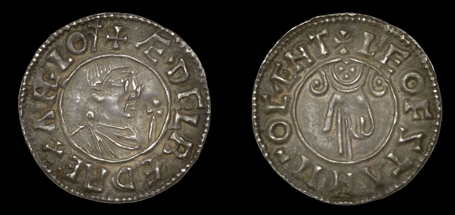 A penny from the reign of Æthelred II has sold for more than £13,000. Picture: Dix Noonan Webb