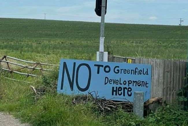 A protest is gathering pace against plans for 30 homes in Chartham (49166261)