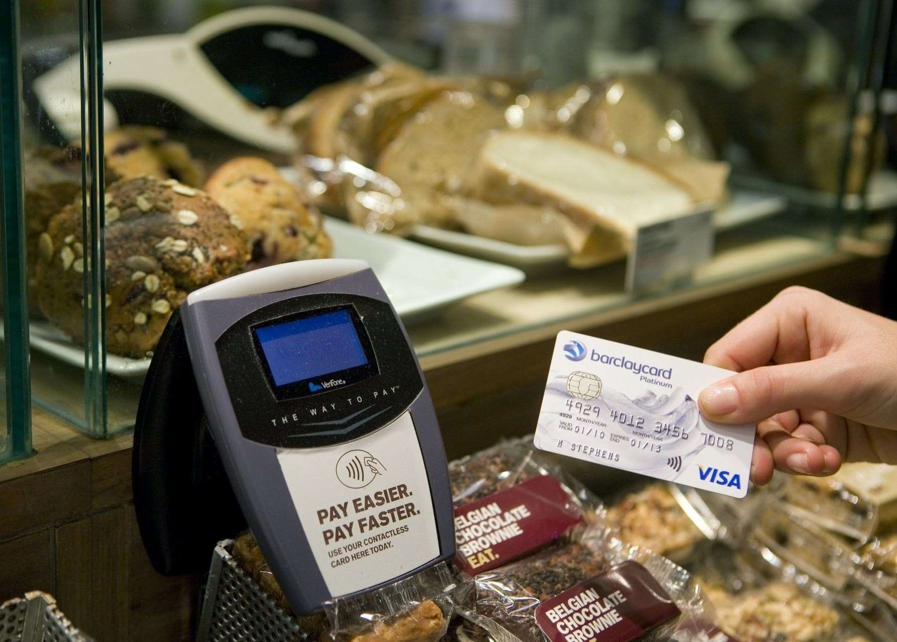 People will be able to spend £45 on contactless payments from April 1.
