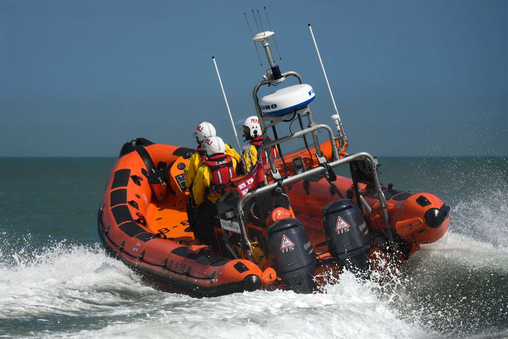 Walmer RNLI was called to rescue two divers from the sea. Picture: RNLI/Steve Duncombe
