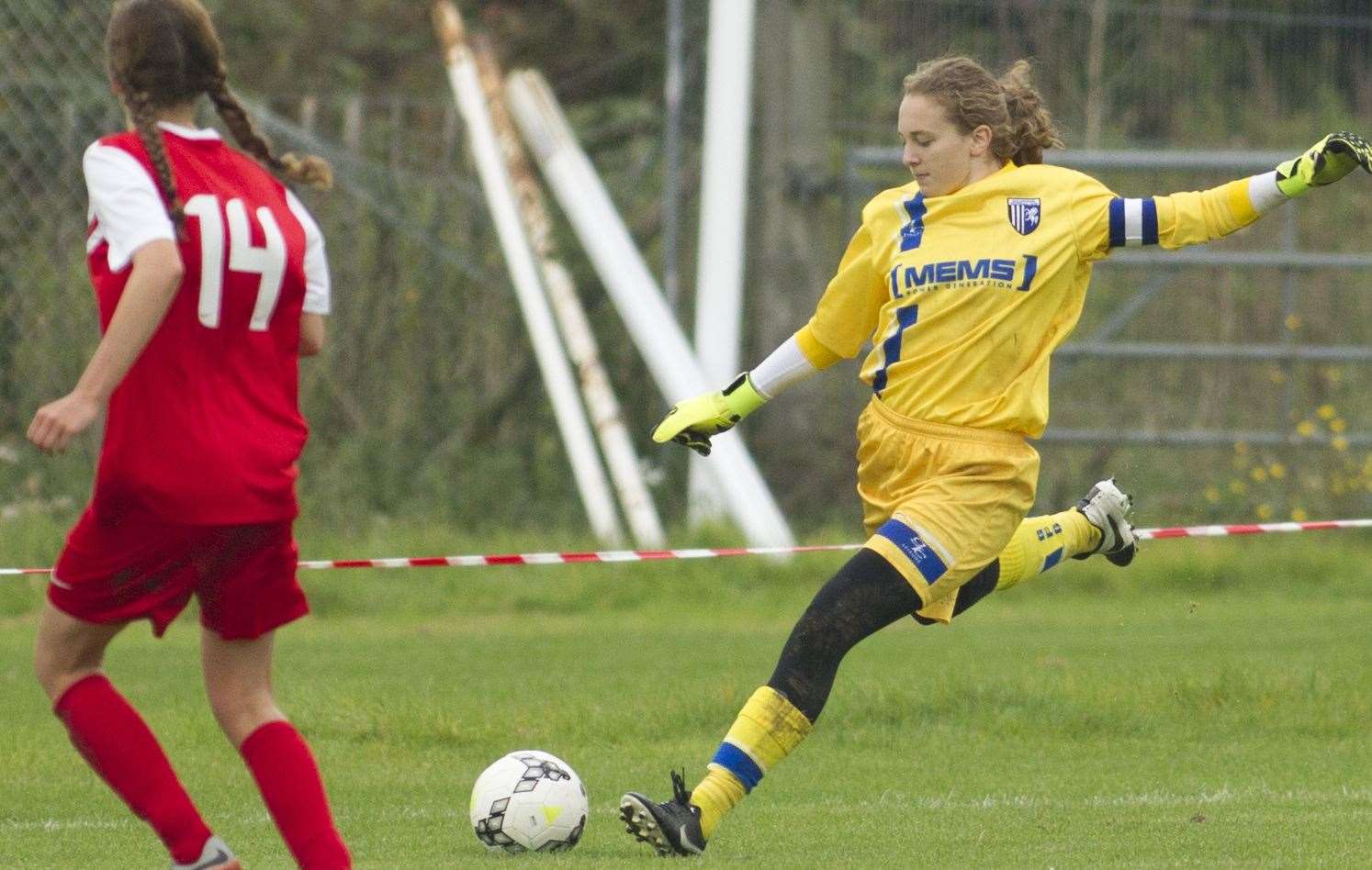 Katie Startup used to play for the Gillingham women's team