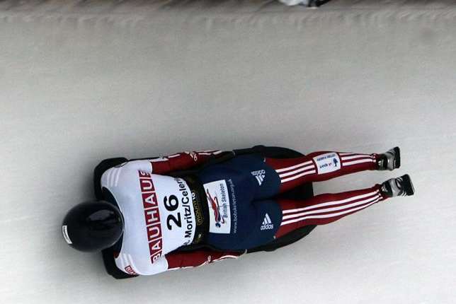 Lizzy Yarnold in skeleton action. Picture: Phil Searle