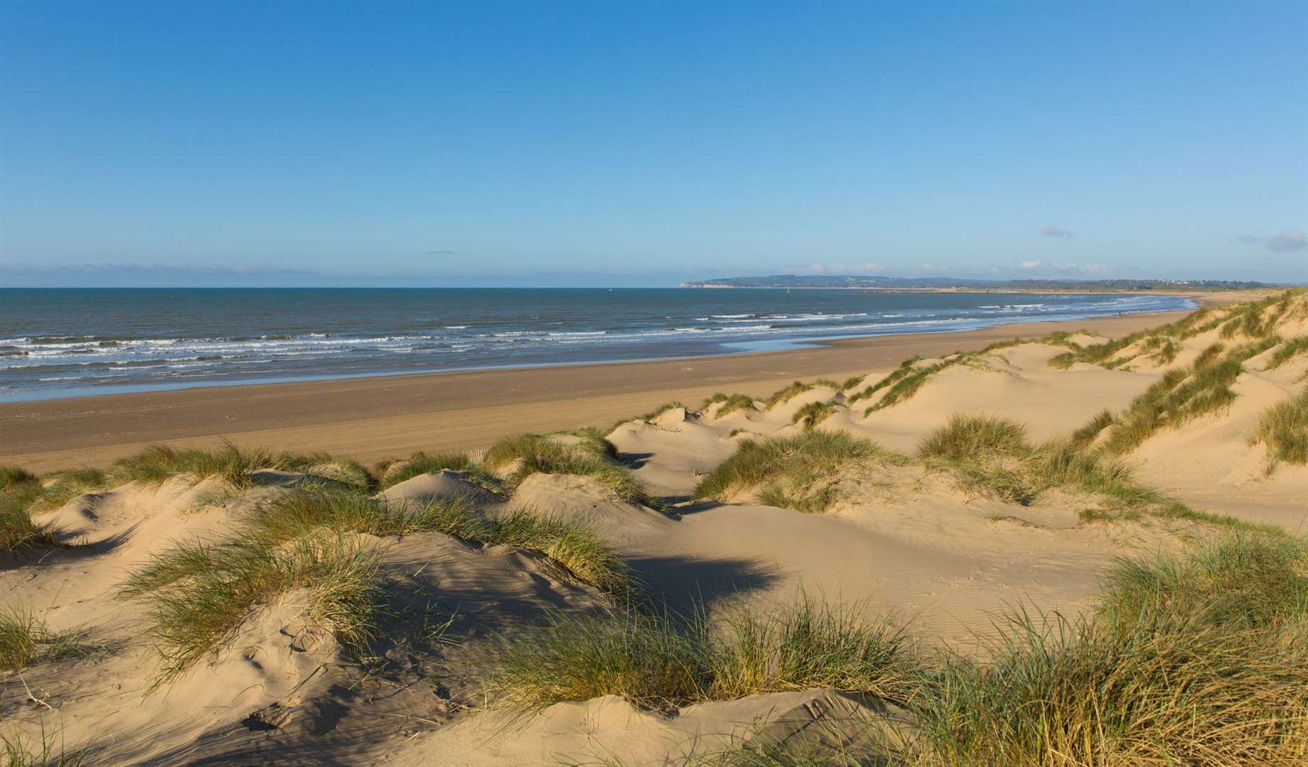 Camber Sands in East Sussex