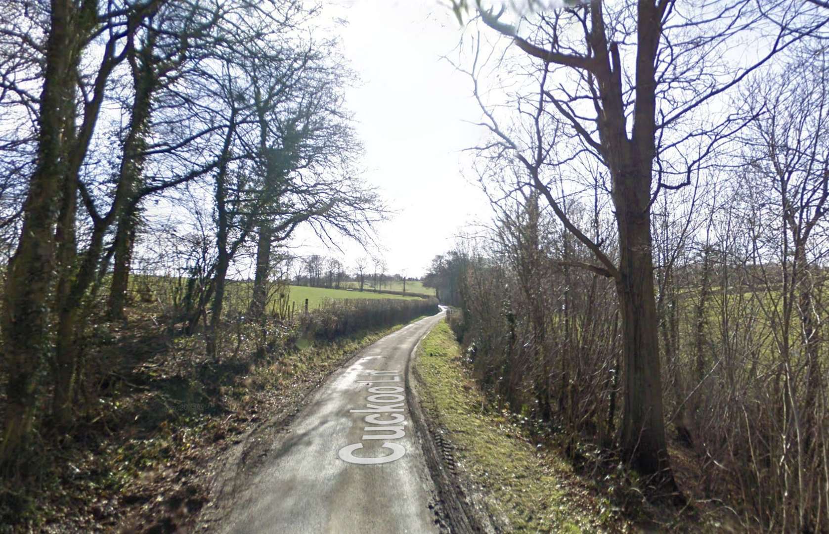 Indecent exposure offences are reported to have happened in Cuckoo Lane in Brenchley, Tonbridge. Picture: Google Maps