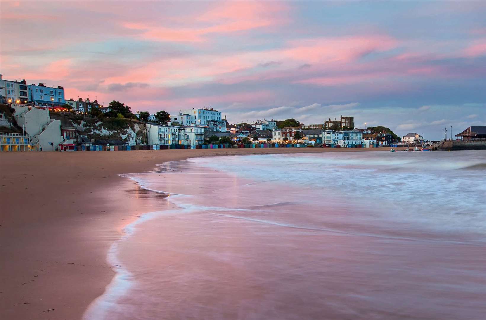Broadstairs beach regularly attracts large number of tourists. Picture: VisitKent